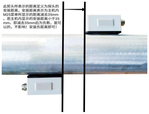 dn500超聲波流量計安裝距離示意圖